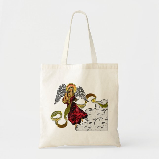 Celestial Angel of Light Tote Bag (Front)
