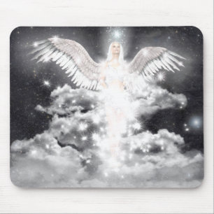 Celestial Angel White Mouse Mat