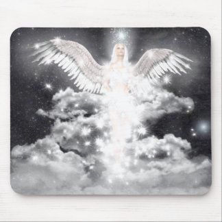 Celestial Angel White Mouse Mat