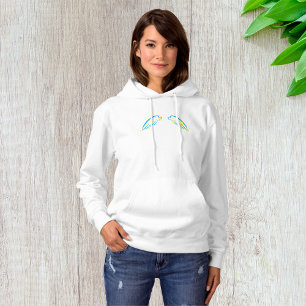 Celestial Angel Wings with Sparkling Stars  Hoodie