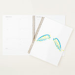 Celestial Angel Wings with Sparkling Stars  Planner<br><div class="desc">Unveil your inner angel with our stunning spiral planner featuring a celestial design of angel wings adorned with sparkling green stars. This exquisite planner combines ethereal beauty with practical functionality, making it an ideal companion for your daily tasks and goals. Let the angelic wings guide you to a well-organised and...</div>