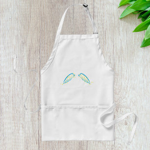 Celestial Angel Wings with Sparkling Stars  Standard Apron