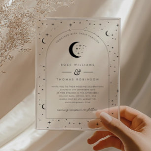Celestial Arched Wedding Invitation