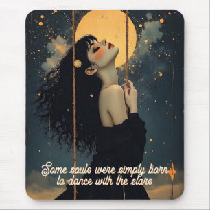 Celestial Art Gothic Woman Ethereal Mystical Mouse Mat