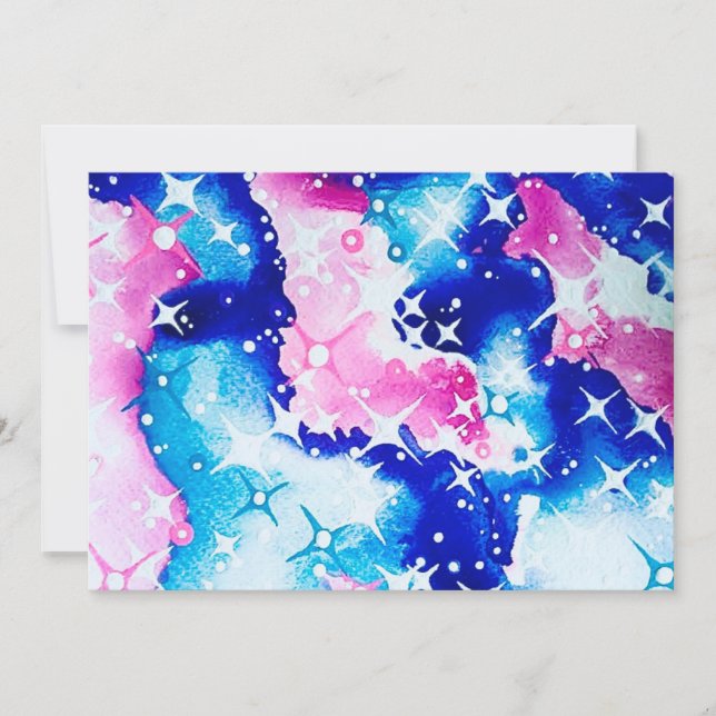 Celestial Art Holiday Card (Front)