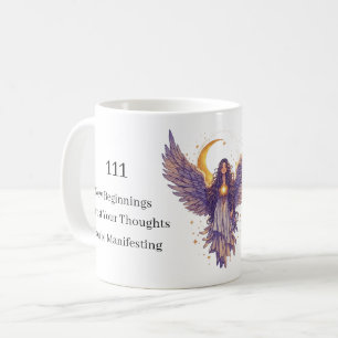 Celestial Art Personalised Angel Number Coffee Mug