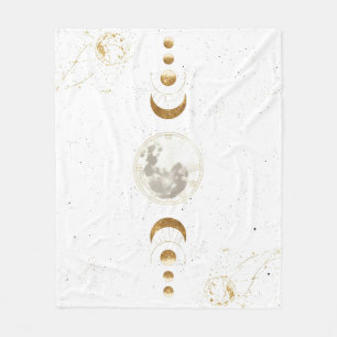 Celestial Astrology Pattern Wrapping Paper Fleece Blanket