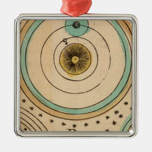 Celestial Atlas 6 Metal Tree Decoration (Front)