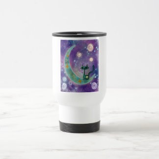 Celestial Atomic Cat Travel Mug