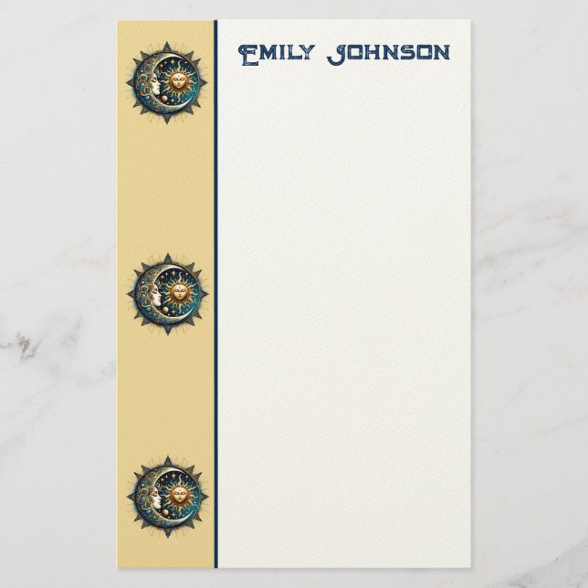 Celestial Balance Stationery (Front)