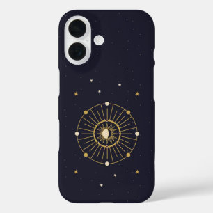 Celestial Balance – Sun & Moon Astrology Mandala iPhone 16 Case