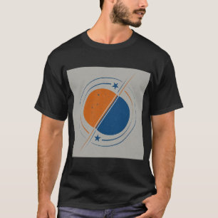 "Celestial Ballet: Binary Star System T-Shirt