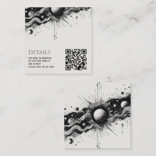 Celestial Band QR Code Enclosure Card