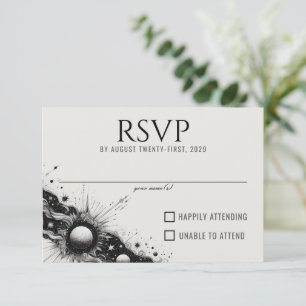 Celestial Band RSVP Card