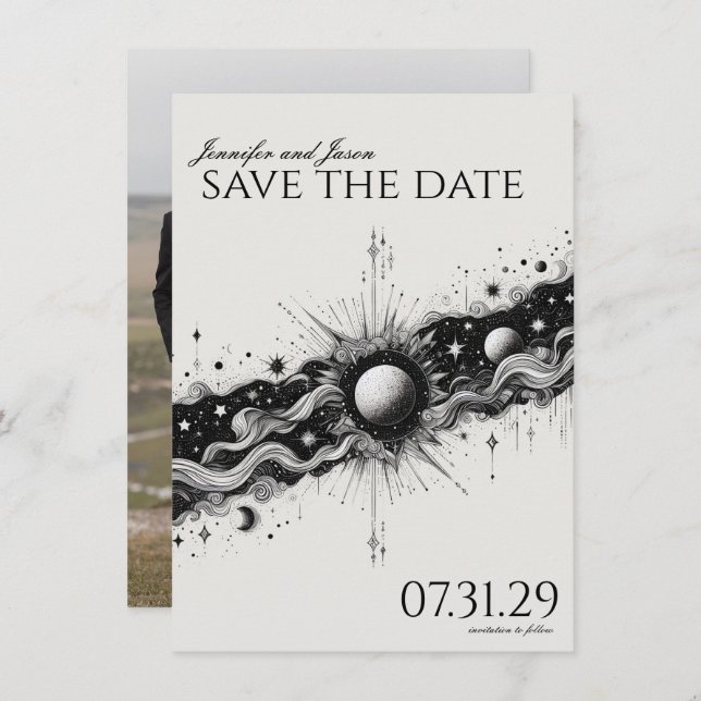 Celestial Band Save The Date (Front/Back)