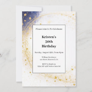 Celestial Birthday Invitation