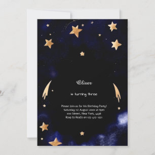 Celestial Birthday Invitation