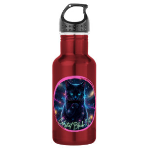 Celestial Black Cat 532 Ml Water Bottle