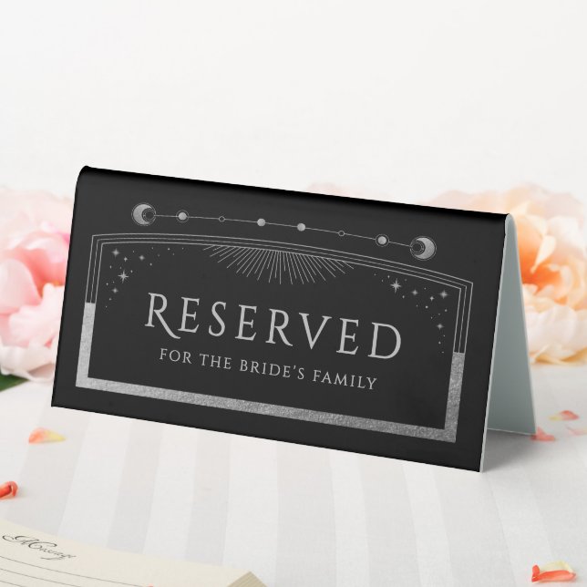 Celestial Black Silver Wedding Reserved (In SItu (Wedding))