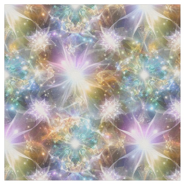 Celestial Bloom Fabric (Close Up)