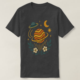 Celestial Bloom – Vintage Cosmos T-Shirt