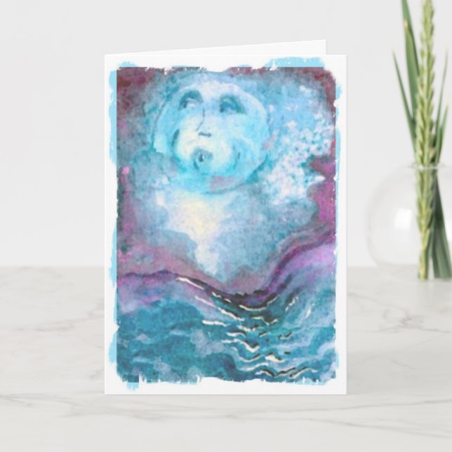 Celestial Blue Moon friend Card (Front)