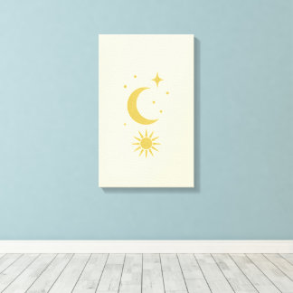 Celestial Blush Canvas Print