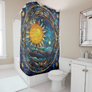 Celestial Bodies Shower Curtain