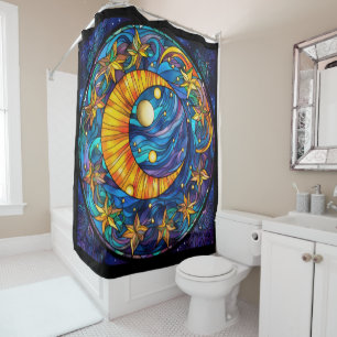Celestial Bodies Shower Curtain
