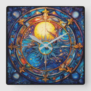 Celestial Bodies Wall Clock