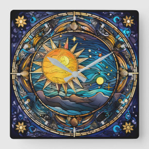 Celestial Bodies Wall Clock
