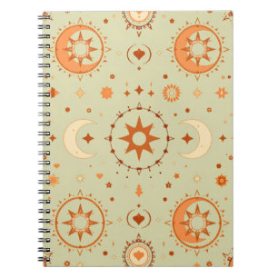 Celestial Boho Journal Sun & Moon for Journallin