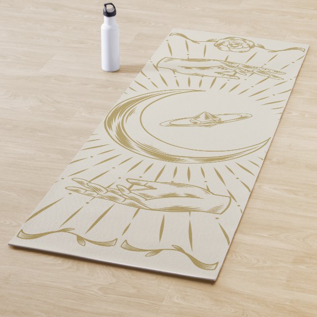 Celestial Boho Pattern Yoga Mat (In Situ)