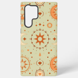 Celestial Boho Samsung Case   Mystic Sun & Moon