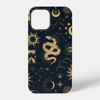 Celestial boho seamless pattern iPhone 12 case