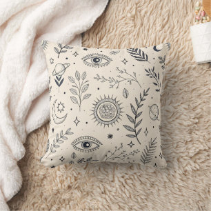 Celestial Botanical Pattern (5) Cushion