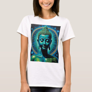 Celestial Buddha Cosmic Spiritual Art Tee