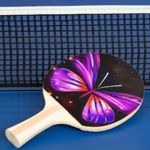 Celestial Butterfly Galaxy Ping Pong Paddle