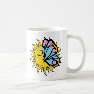 Celestial Butterfly Sun  Coffee Mug