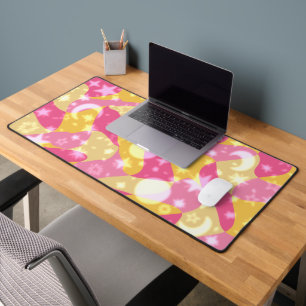 Celestial Candy Swirls Desk Mat