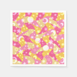 Celestial Candy Swirls  Napkin