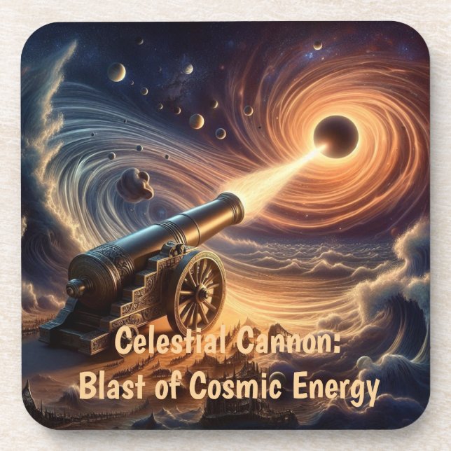 Celestial Cannon: Blast of Cosmic Energy Coaster (Front)