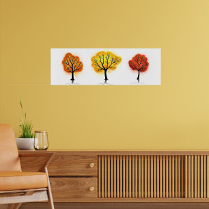 Celestial Canopy: Autumn Glow - Poster