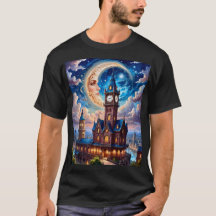 Celestial Castle and Moon Face Tee