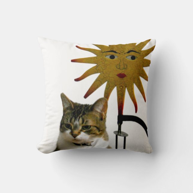 Celestial Cat Cushion (Front)