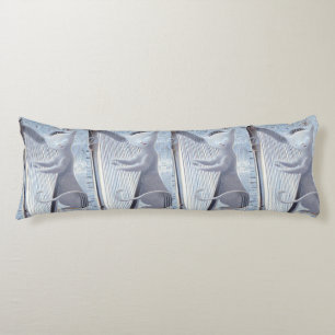 Celestial Cat Harp – Dreamy Body Pillow