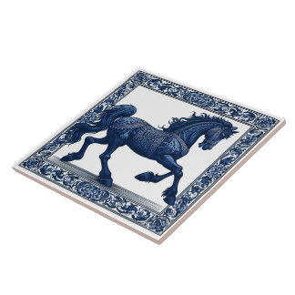 Celestial Charger: Floral Splendour Tile
