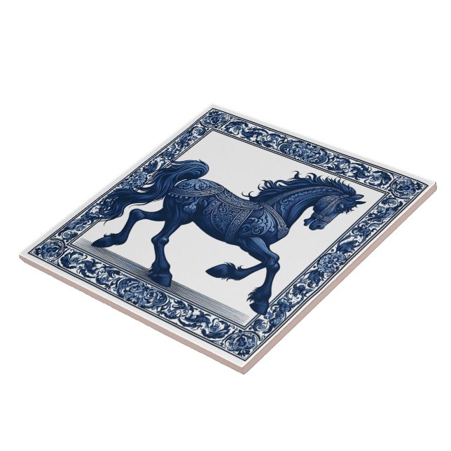 Celestial Charger: Floral Splendour Tile (Side)