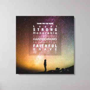 Celestial Charm #2 (24x24) Canvas Print