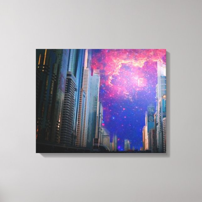 "Celestial City Sky" Canvas Art Print (Front)